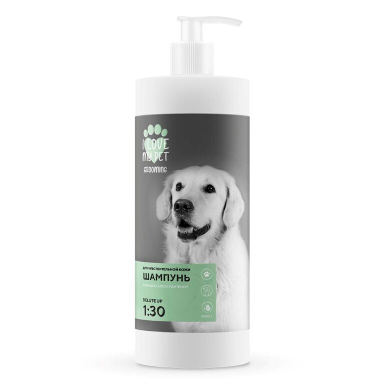 Шампунь для собак и кошек I LOVE MY PET для чувствительной кожи, 1л — цена и наличие Шампунь для собак и кошек I LOVE MY PET для чувствительной кожи, 1л