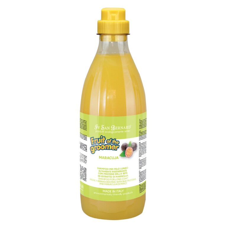 Шампунь Iv San Bernard Fruit of the Groomer Маракуйя для длинной шерсти с протеинами 1л — цена и наличие Шампунь Iv San Bernard Fruit of the Groomer Маракуйя для длинной шерсти с протеинами 1л