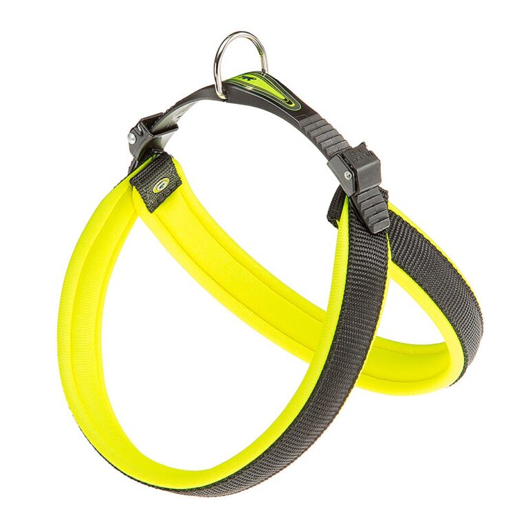 Шлейка для собак FERPLAST Agila Fluo 3 нейлоновая с мягкой подкладкой, жёлтая — цена и наличие Шлейка для собак FERPLAST Agila Fluo 3 нейлоновая с мягкой подкладкой, жёлтая