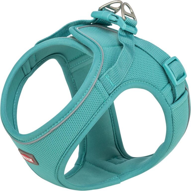 Шлейка для собак TRIXIE Premium UrbanVest XS–S 41-44см/ 15мм, бирюзовый — цена и наличие Шлейка для собак TRIXIE Premium UrbanVest XS–S 41-44см/ 15мм, бирюзовый