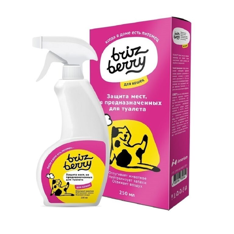 Спрей BRIZBERRY защита мест, не предназначенных для туалета кошек, 250мл — цена и наличие Спрей BRIZBERRY защита мест, не предназначенных для туалета кошек, 250мл