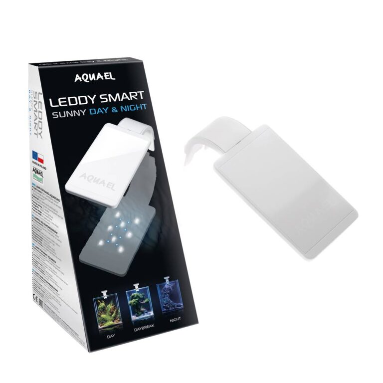 Светильник для нано-аквариумов AQUAEL Leddy Smart Sunny Day&Night с креплением 4,8вт, белый — цена и наличие Светильник для нано-аквариумов AQUAEL Leddy Smart Sunny Day&Night с креплением 4,8вт, белый