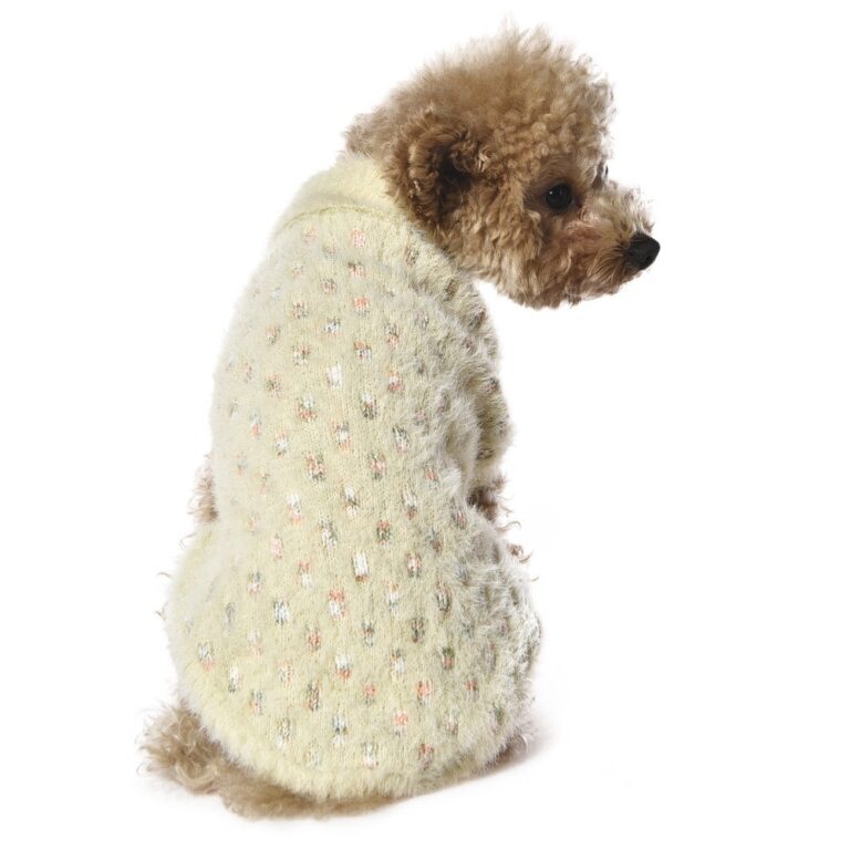 Свитер для собак Foxie Fluffy cloud белый р. XL (длина спины 45см, обхват груди 54-58см)