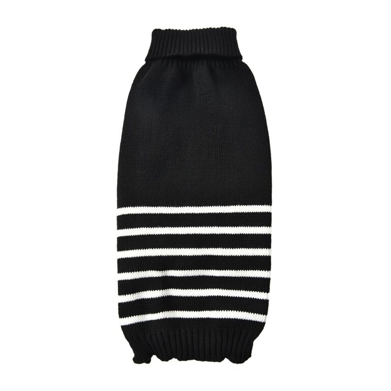 Свитер для собак Foxie Stripes черный р. M (длина спины 35см) Свитер для собак Foxie Stripes черный р. M (длина спины 35см)