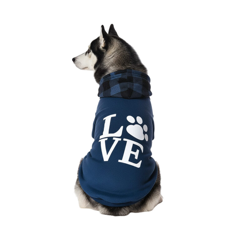 Толстовка для собак Foxie Love синяя р. XL (длина спины 45см, обхват груди 44-48см) Толстовка для собак Foxie Love синяя р. XL (длина спины 45см, обхват груди 44-48см)