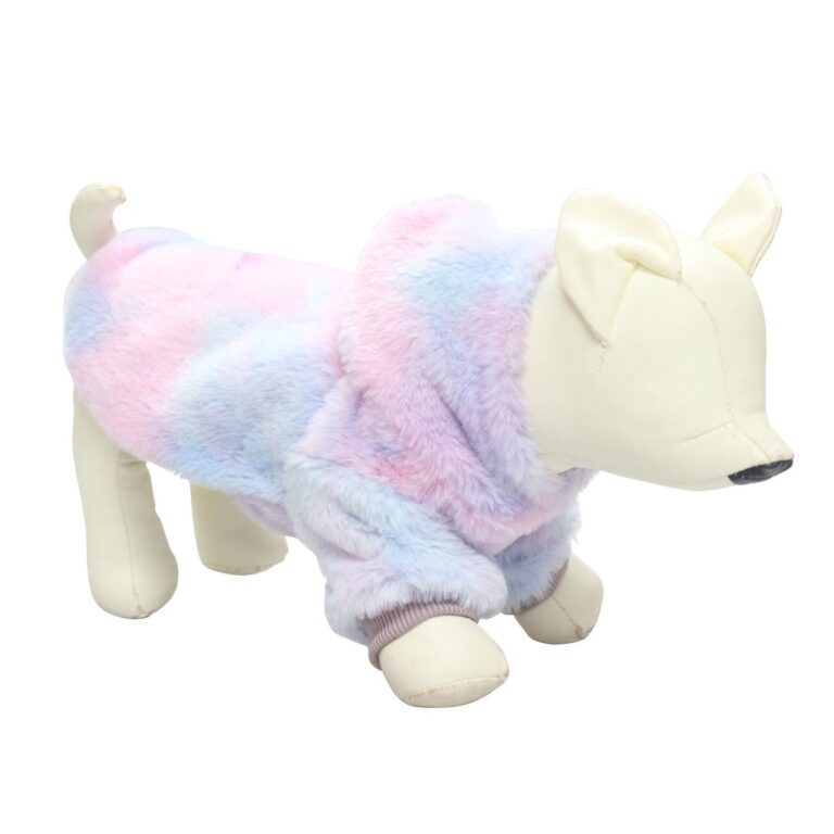 Толстовка для собак Foxie Unicorn разноцветная р. S (длина спины 30см, обхват груди 42-48см)
