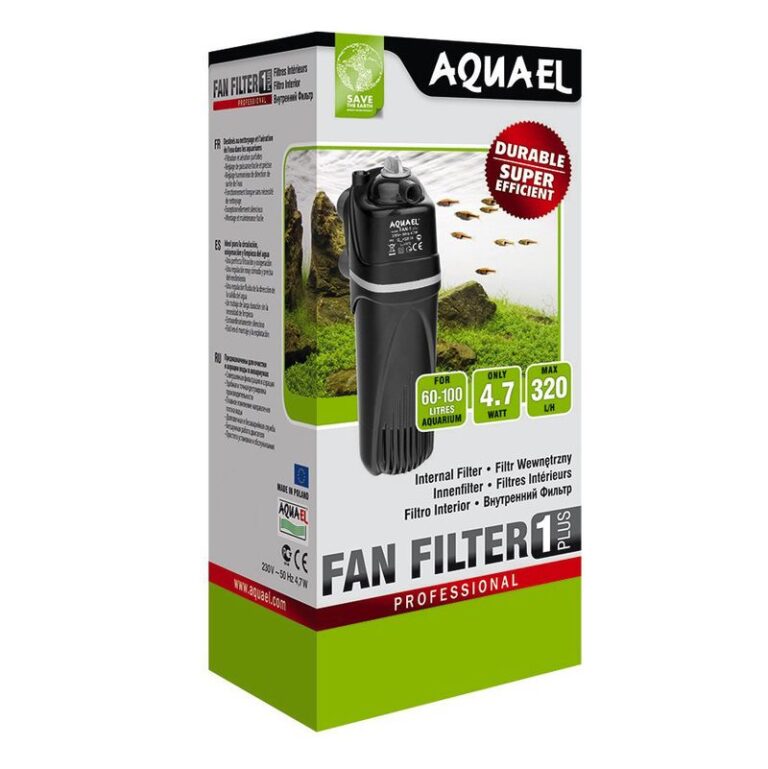 Внутренний фильтр AQUAEL FAN FILTER 1 plus для аквариума 60 - 100 л (320 л/ч, 4.7 Вт) Внутренний фильтр AQUAEL FAN FILTER 1 plus для аквариума 60 — 100 л (320 л/ч, 4.7 Вт)