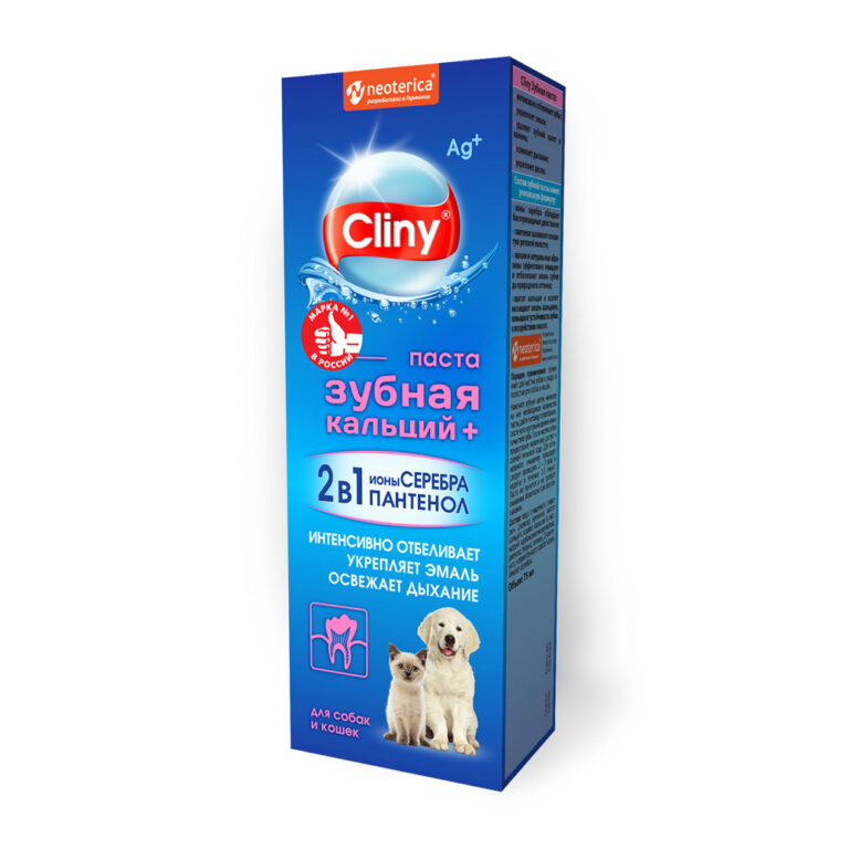 Зубная паста кальций+ для кошек и собак Cliny 75мл — цена и наличие Зубная паста кальций+ для кошек и собак Cliny 75мл